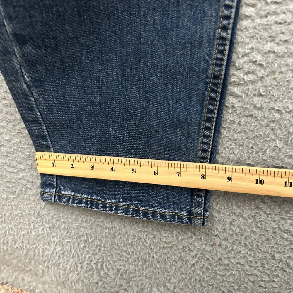 Levis Jeans Mens 36x34 Blue Denim 505 Regular Straight American Medium Wash Work